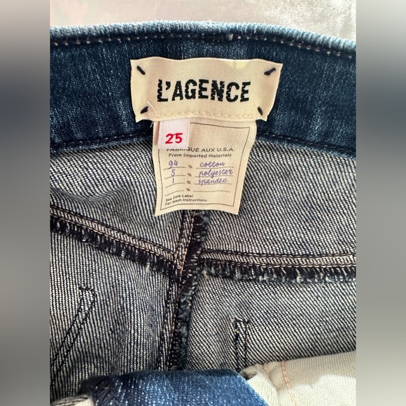 L'Agence Mid-Rise Straight Leg Jeans NWOT - Picture 3 of 4